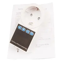 Стабілізатор напруги Voltage Protector, міні в розетку, 2300 Вт, білий - мініатюра 8