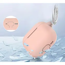 Чохол AhaStyle Colorful Silicone Case для AirPods 4 Pink [133815] - мініатюра 4