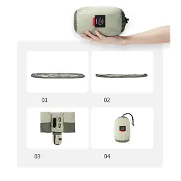 Гамак Naturehike одинарний NH21DC011, оливковий - мініатюра 6