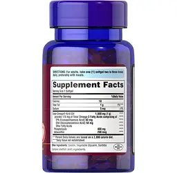 Жирні кислоти Puritan's Pride Red Krill Oil 1000 mg 30 капсул - мініатюра 2