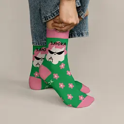 Шкарпетки ORNER x Maliunok "Злюка" 41-44 - мініатюра 4