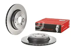 Диск гальмівний вентильований Land Rover Range Rover Sport I 05-13р Brembo (09.A774.11) - мініатюра 2