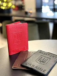 Стильні шкіряні обкладинки для паспорту 13.5 см - мініатюра 4