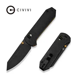 Ніж Civivi Yonder, Black Micarta, Black Stonewash (C23073B-2) - мініатюра 10