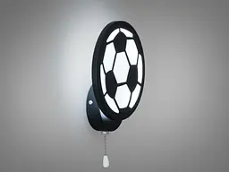 Світильник настінний LED Diasha 8065/1BK Футбольний м'яч, 16W, 935 лм, метал, акрил, сучасний стиль для дітей - мініатюра 2