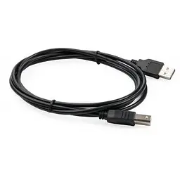 Кабель для принтера USB 2.0 AM/BM 1.8 m Vinga (VCPDCAMBM1.8BK) - мініатюра 3