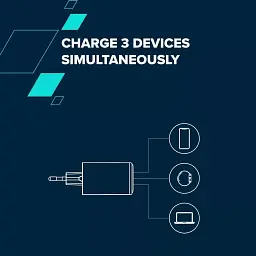 Зарядний пристрій Canyon CU65ACC GaN 65W 2xPD 1xQC EU White (CNS-CUW65ACC) - мініатюра 7