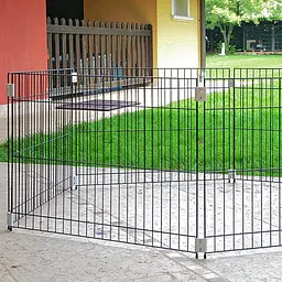 Вольєр для собак Ferplast Pen Black Dog Training чорний 80×80×62 см 73300025 - мініатюра 3