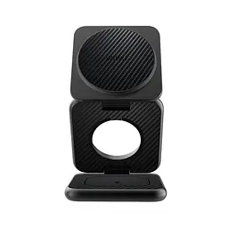 БЗП WIWU Wi-W035 Kevlar Mag Go 3 in 1 wireless charger Black - мініатюра 4