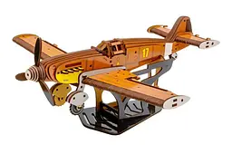 Конструктор Puz-00942 "Винищувач Bf 109" дерев'яний, 258 дит., Розмір 34.6х37.5х17.5см PuzzleOK - мініатюра 7