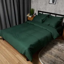 Постільний набір Moon&Star (підковдра 160х220 см + 2 наволочки 50х70 см) Satin Premium Evergreen Dream