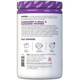Амінокислоти BCAA Bluebonnet Nutrition Extreme Edge BCAA + Glutamine Powder Strawberry Kiwi 375 г - мініатюра 3