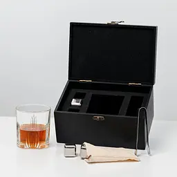 Подарунковий набір Whiskey Stones "Сталевий" №1 Selecta - мініатюра 3
