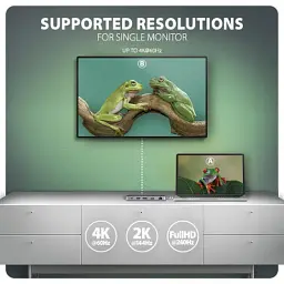 Концентратор AXAGON USB-C 12-in-1 HDMI + DisplayPort + RJ45 1000Mbps + PD100W aluminum gray (HMC-12GM2) - мініатюра 9