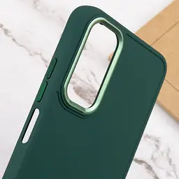 TPU чохол Bonbon Metal Style для Samsung Galaxy A14 4G/5G Зелений / Army green - мініатюра 5