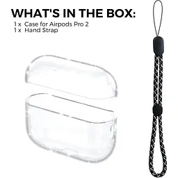 Чохол AhaStyle Transparent Case для Airpods Pro 2 Glitter [133866] - мініатюра 2