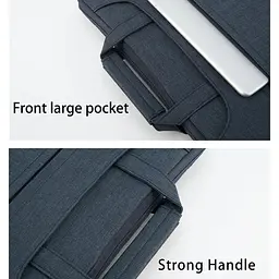 Сумка для ноутбуку Denim with Straps 13/14.2'' Navy Blue - мініатюра 7