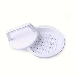 Прес для бургерів та котлет ручна прес-форма для гамбургерів, Kitchen Master Білий 87320