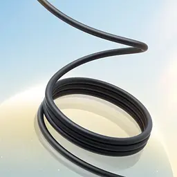 USB кабель Baseus Ultra-Fast 3in1 Fast Charging Cable USB для M+L+C 3.5A 0.8m чорний - мініатюра 5