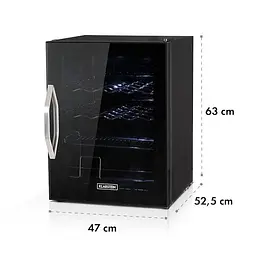 Холодильник для напоїв Klarstein Beersafe XL Onyx 60л (10032871) - мініатюра 7
