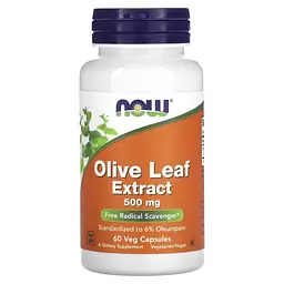 Екстракт Листя Оливкового Дерева Olive Leaf Extract 500 мг - 60 вег. капсул