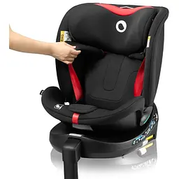 Автокрісло Lionelo Navy I-Size black red (LO-NAVY I-SIZE BLACK RED) - мініатюра 11