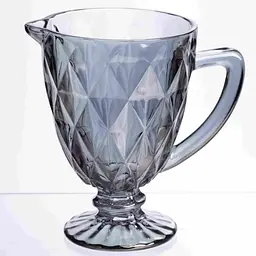 Глек для напоїв Yiwu Fractal HP-19-267 скляний 1 літр прозорий з візерунком
