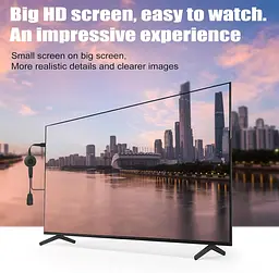 Бездротовий HDMI адаптер QIDUHUQI з Miracast, DLNA та AirPlay - мініатюра 2
