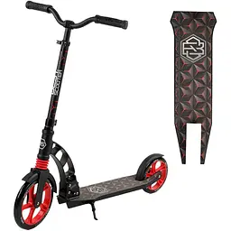 Самокат Best Scooter 85х16х36 см Чорно-червоний 000255821