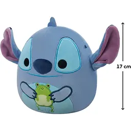 М'яка іграшка Squishmallows Disney Стіч з жабкою 17 см (SQDI00730) - мініатюра 6