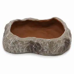 Миска для тераріуму Hobby Cera Dish Granite 1 10x6,5x2,5см (37800) поїлка та годівниця під натуральний камінь - мініатюра 1