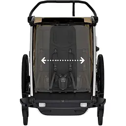 Дитяча коляска Thule Chariot Cross 2 Double (Faded Khaki) (TH 10201037) - мініатюра 5