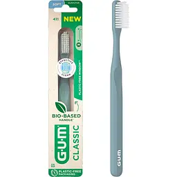 Зубна щітка GUM Classic Bio-Based Handle повна м'яка синя