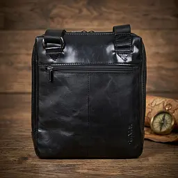 Чоловіча сумка Tony Perotti Italico 6001G-20 nero (90632) Чорна - мініатюра 6