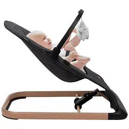 Крісло-гойдалка Kidwell Laro Black/Wooden - мініатюра 6
