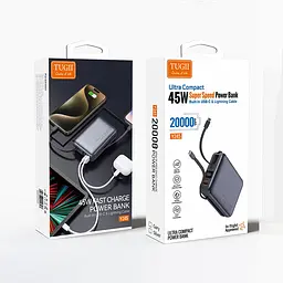Зовнішній акумулятор WUW Y245 45W 20000 mah (6917673155347) - мініатюра 2