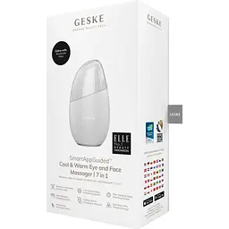 Масажер для очей та обличчя GESKE Cool & Warm Eye and Face Massager 7 в 1 білий - мініатюра 5