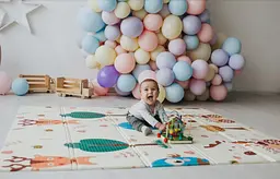 Дитячий двосторонній складаний килимок Poppet Парк і Прогулянка ведмежат, 150х180 см (PP002-150) - мініатюра 12