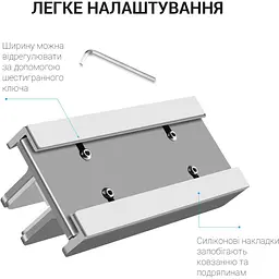 Підставка для ноутбука OfficePro LS580S Silver [144409] - мініатюра 6
