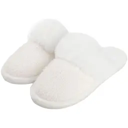 Кімнатні капці MBM My Home Vira розмір 40-41 білі (SL-04 40-41 WHITE)