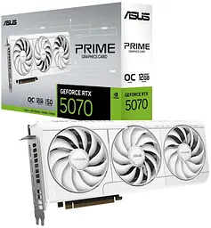 Відеокарта ASUS RTX 5070 12GB PRIME OC WHITE (PRIME-RTX5070-O12G-WHITE) (GDDR7, 192 bit, PCI-E v5.0) - мініатюра 8