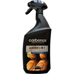 Очищувач шкіри авто Carbonax Leather 3 в 1, 720 мл