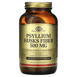 Путешественник (Псилиум) Psyllium Husks Fiber 500 mg 200 капсул Solgar vit0005113