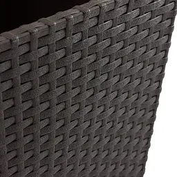 Горщик для квітів Keter Medium Rattan Planter коричневий 55.4 л (17192301) - мініатюра 3