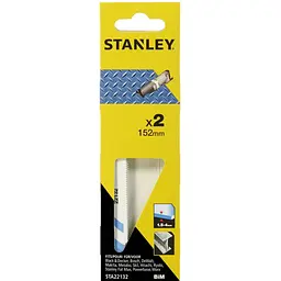 Полотна для шаблевої пили по металу STANLEY HSS l=152 мм (STA22132-XJ)
