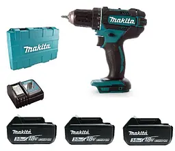 Шурупокрут акумуляторний Makita DDF482RFE3 (62 Нм, 1.5-13 мм, LXT)