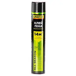 Піна клей монтажна Unifix 850мл x 14м² PRO