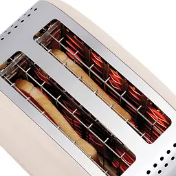Тостер Russell Hobbs 1670 Вт нержав. підігрів жасмін - мініатюра 2