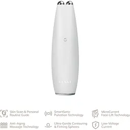 Мікрострумова ручка для підтяжки обиччя GESKE MicroCurrent Face-Lift Pen 6 в 1 біла - мініатюра 4