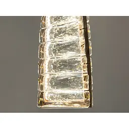 Підвісний LED світильник кришталевий для спальні Linisoln 531-400D сріблястий 45-190 см LED 3 режими - мініатюра 5
